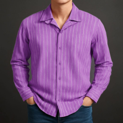 China Manufacturing O Neck Stripped Shirt