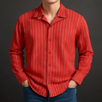 China Manufacturing O Neck Stripped Shirt