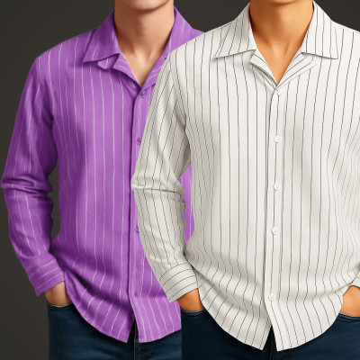 China Manufacturing O Neck Stripped Shirt